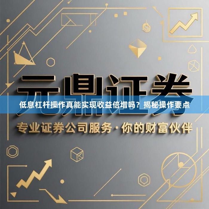 低息杠杆操作真能实现收益倍增吗？揭秘操作要点