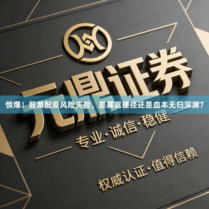 惊爆！股票配资风险失控，是暴富捷径还是血本无归深渊？