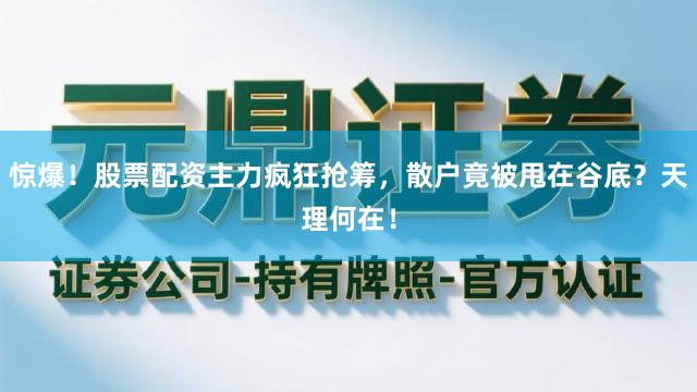惊爆！股票配资主力疯狂抢筹，散户竟被甩在谷底？天理何在！