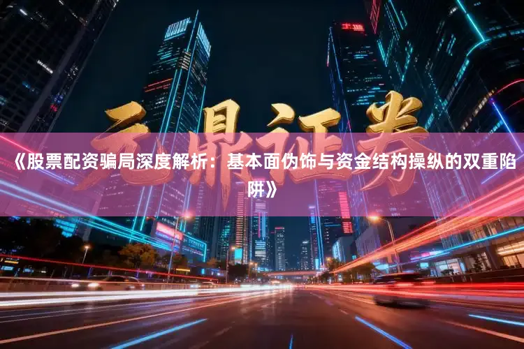 《股票配资骗局深度解析：基本面伪饰与资金结构操纵的双重陷阱》