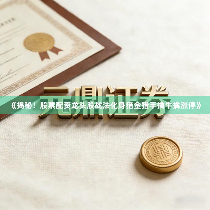 《揭秘！股票配资龙头股战法化身猎金猎手擒牛擒涨停》