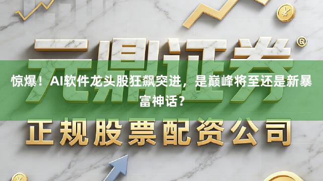 惊爆！AI软件龙头股狂飙突进，是巅峰将至还是新暴富神话？