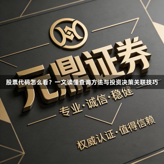 股票代码怎么看？一文读懂查询方法与投资决策关联技巧